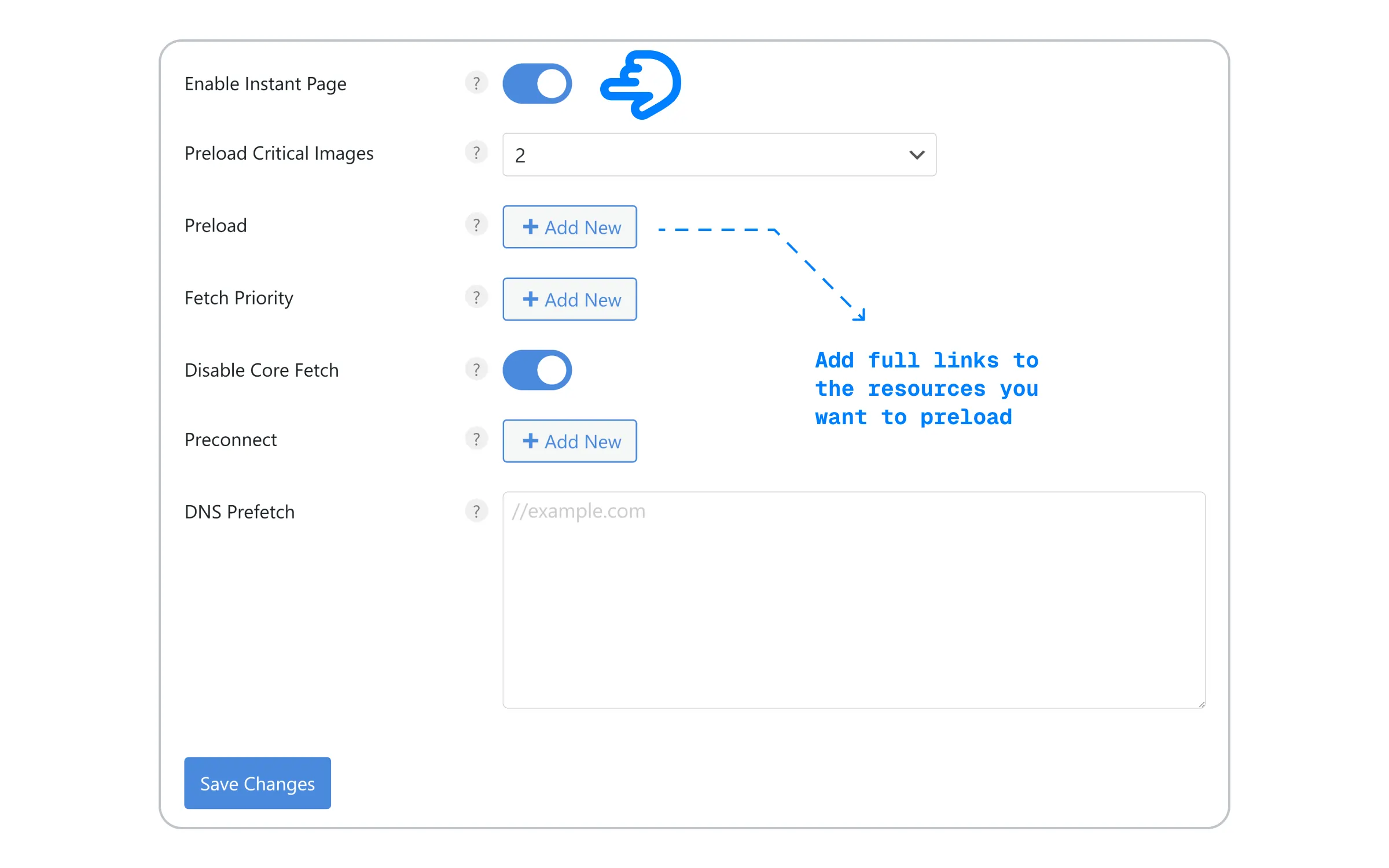 Web-LighthousePerformanceScoring-PerfmattersPreload